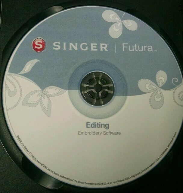 Singer Futura Xl 400,420,500,550,580 & Sesq Advance Editing Software & Bonus