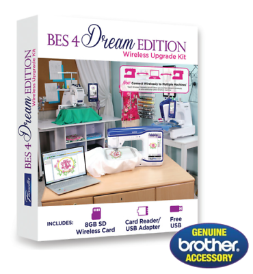 BROTHER BES 4 Dream Edition Wireless Upgrade Embroidery Software SABES4WLC