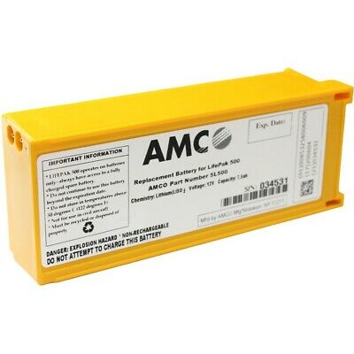 Lifepak 500 Aed Replacement Battery - Amco - New Exp Date