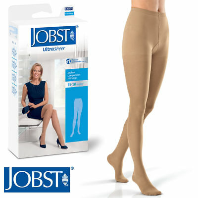 Jobst Womens Compression 8-15 mmhg Pantyhose Hosiery Supports UltraSheer Hose