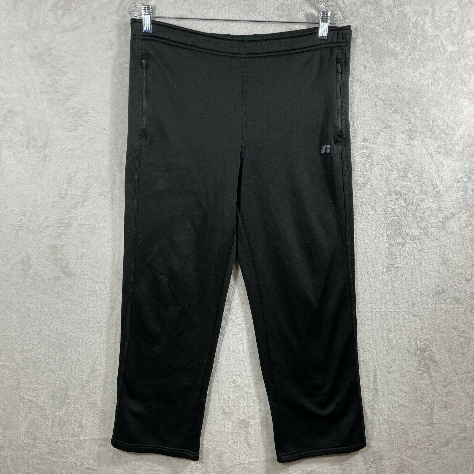 Russell Track Athletic Pants Youth Boys Size XL 14/16 Black