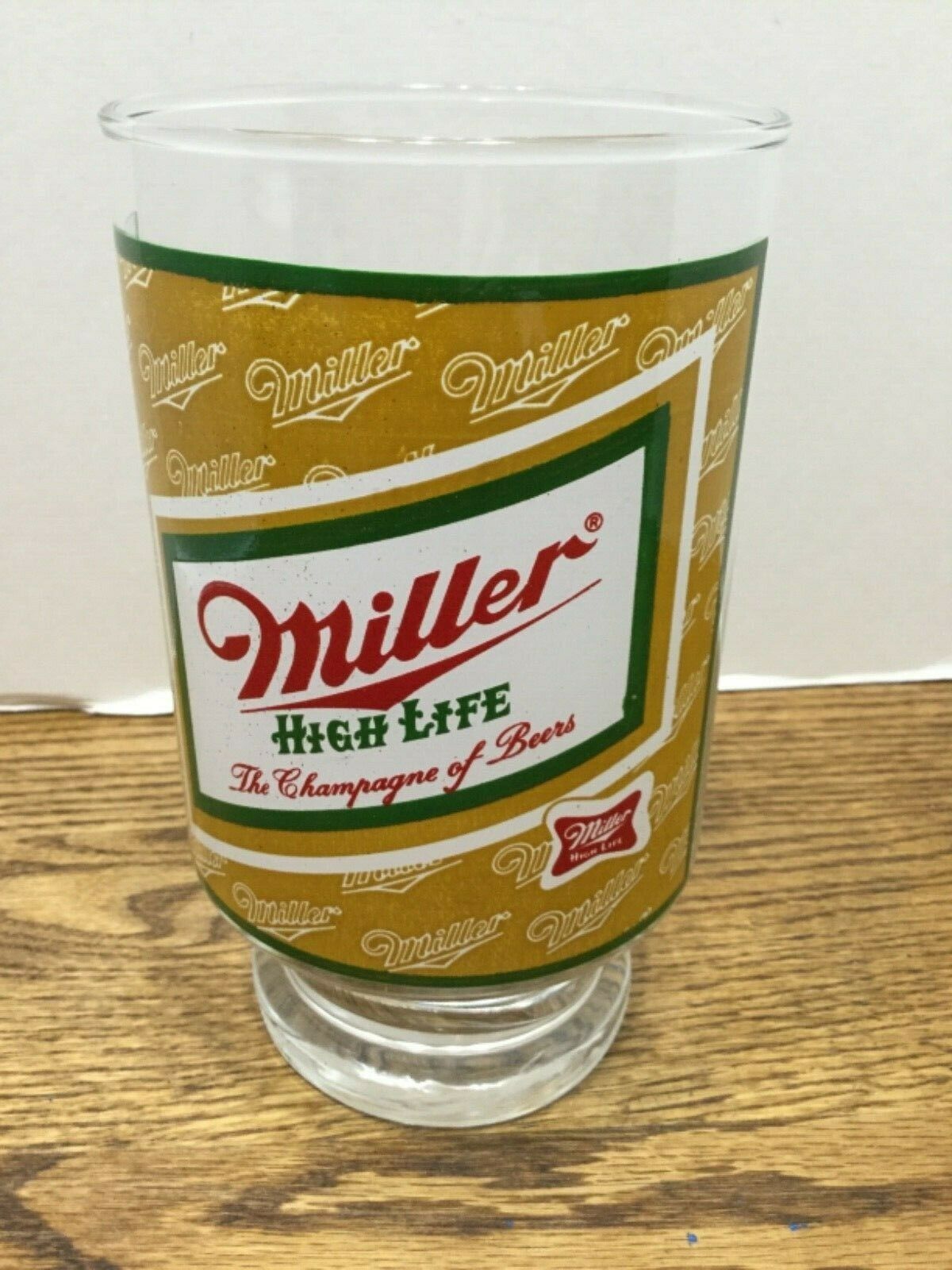 Miller Beer Glass 6 3/4" " Tall 28 Oz. 3 1/2" Cups