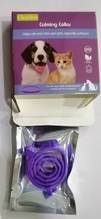 Calming Collar For Cats, Lavender And Chamomile, Pheromone Technology, 60 Days