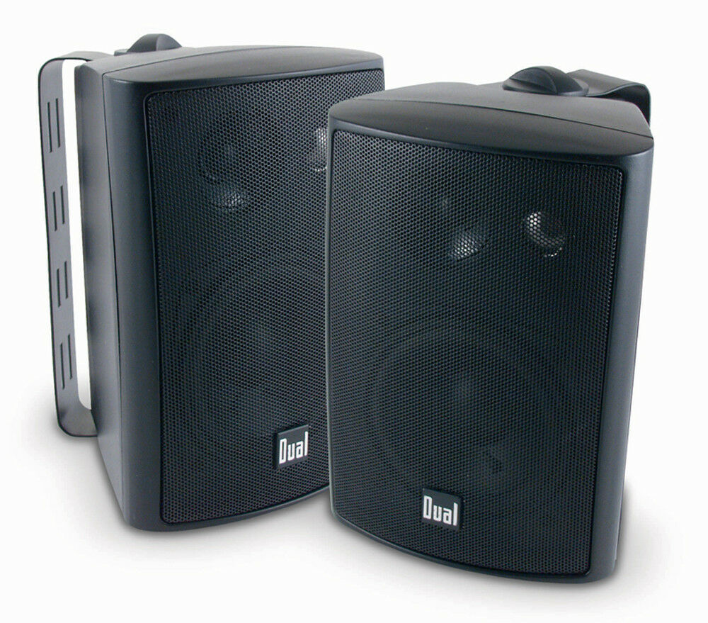 Dual 200 Watts Weather Resistant Indoor/outdoor 3-way Speaker - Black
