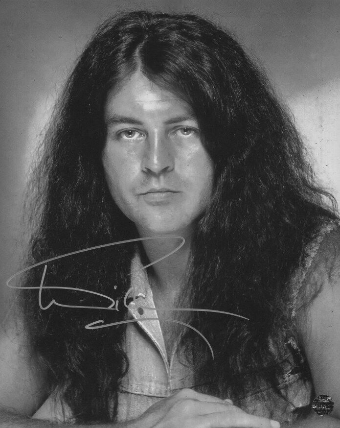 IAN GILLAN - Deep Purple Autographed Original 8x10 Photo LOA TTM