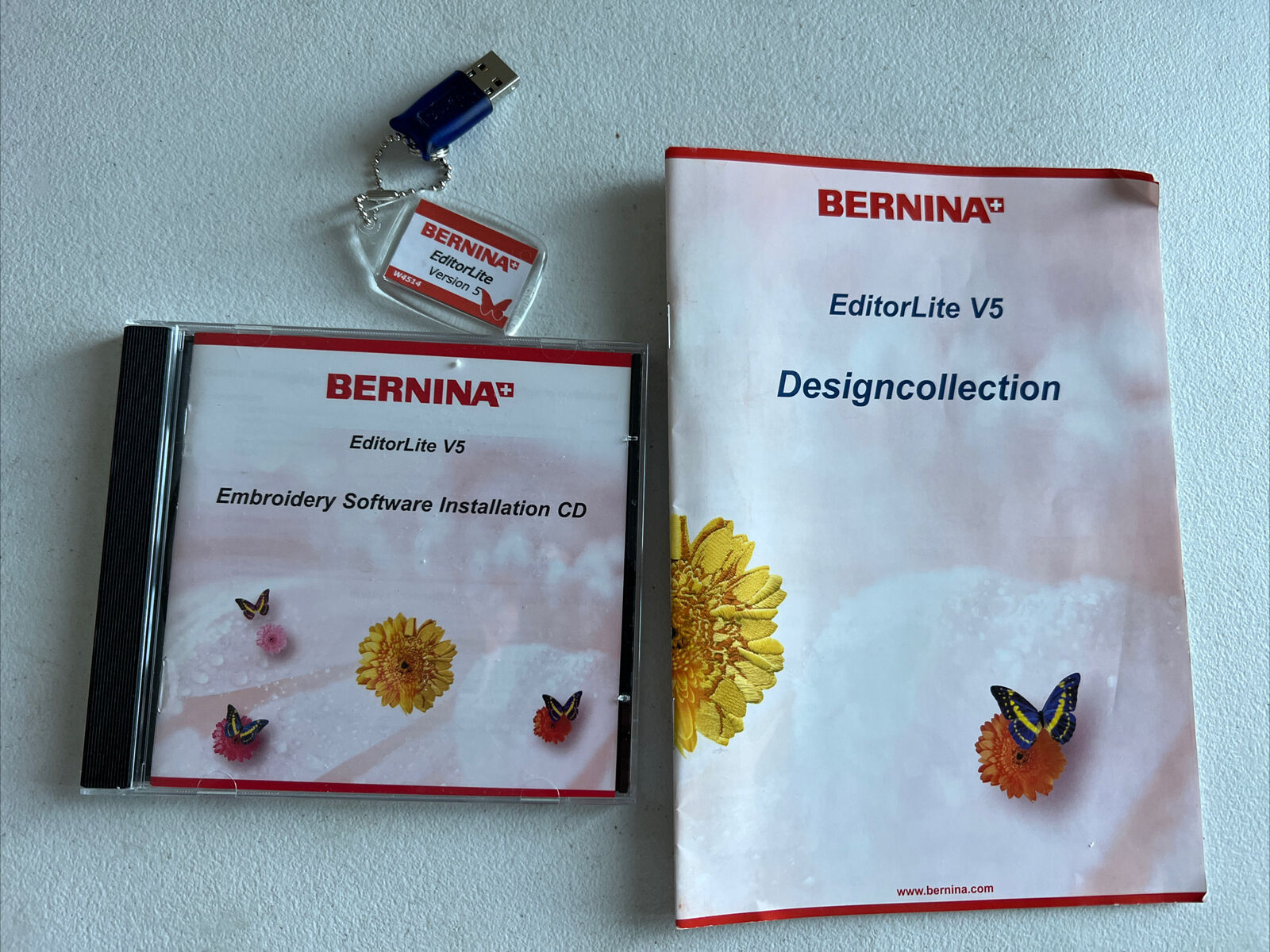 Bernina Editor Lite V5 Embroidery Software With Dongle For Windows 7