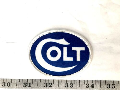 Colt Firearms 1980 Edge Embroidered Iron-On Patch-Nice!