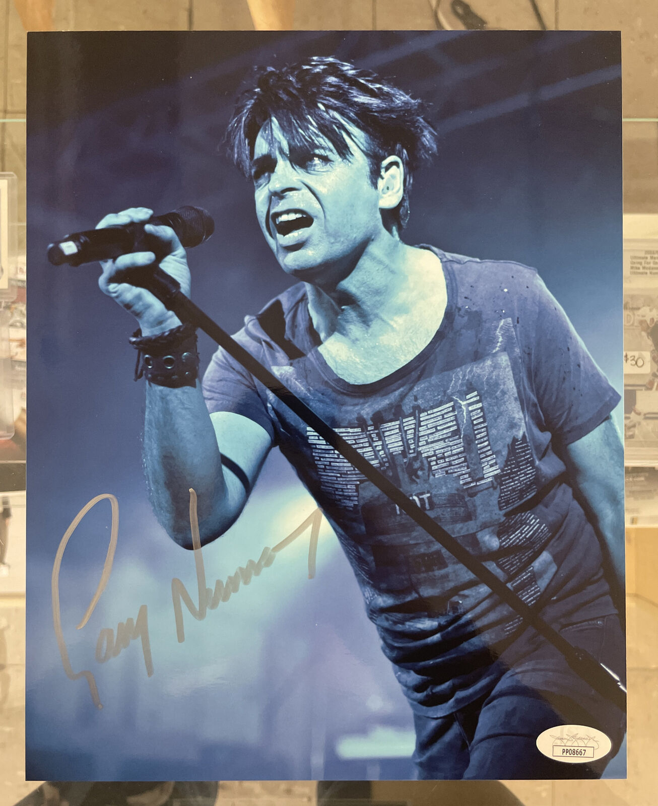 Gary Numan Autographed 8x10 Photo Cars Rare In Person JSA Authenticated