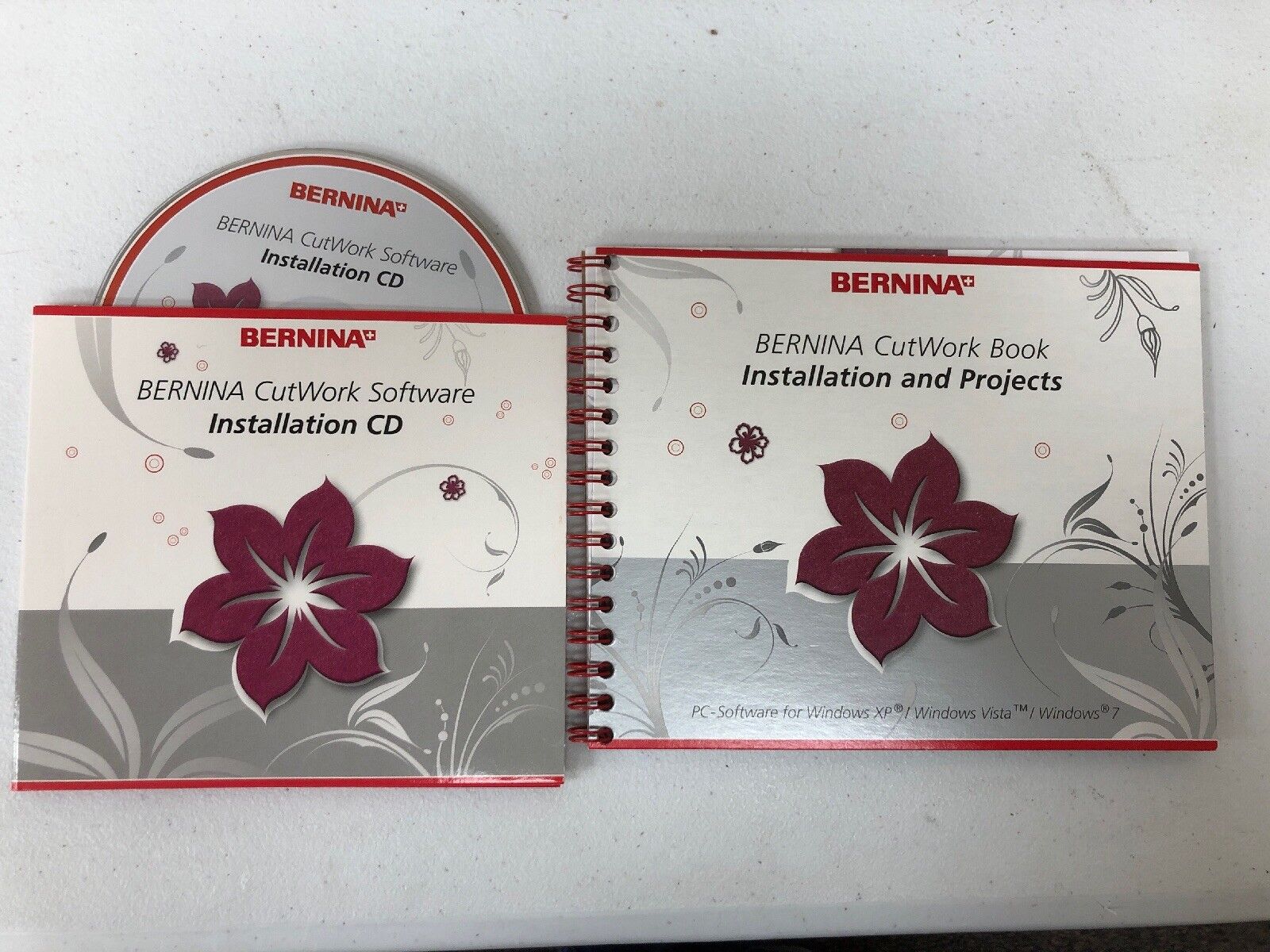 Bernina Cutwork Replacement Installation Cd And Book (no Dongle)