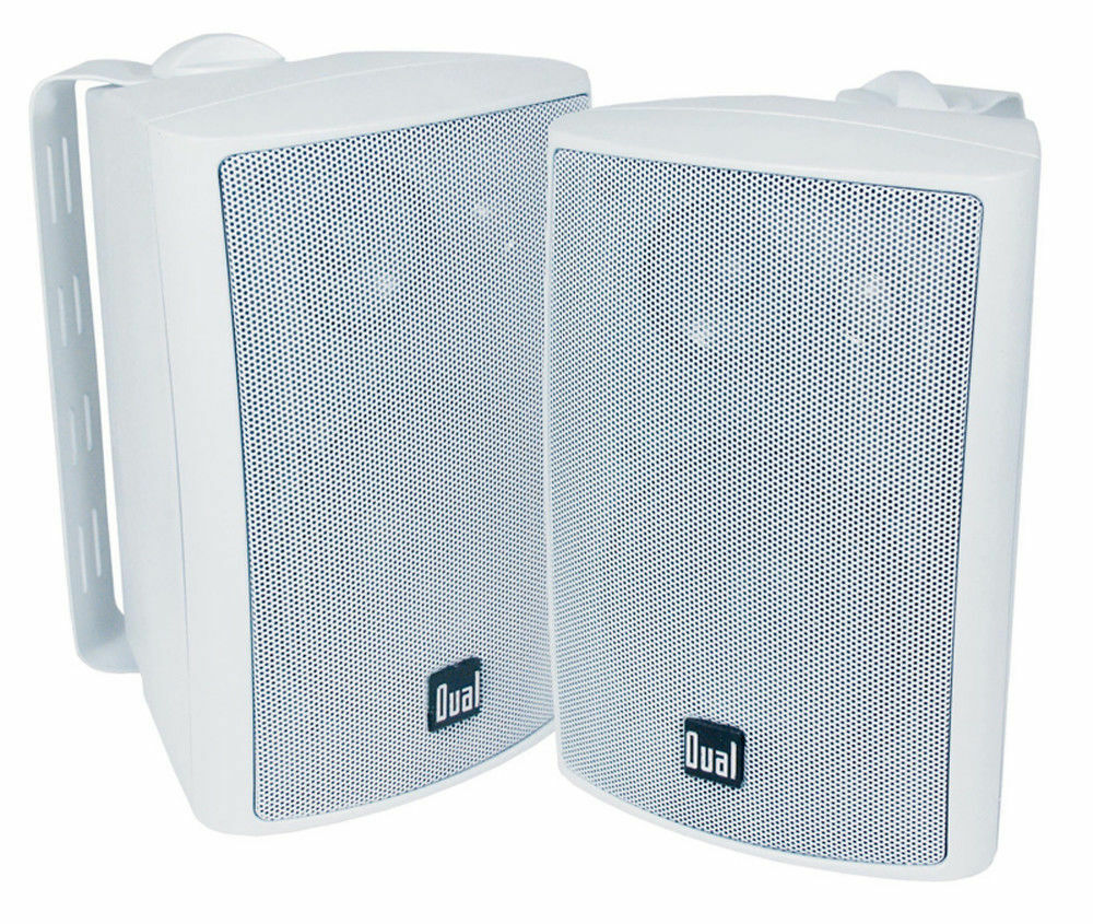 Dual 200 Watts Weather Resistant Indoor/outdoor 3-way Speaker - White