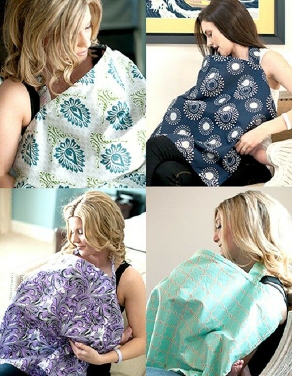 Udder Covers " New Designs " Breastfeeding Nursing Cover Cotton 4 Choices
