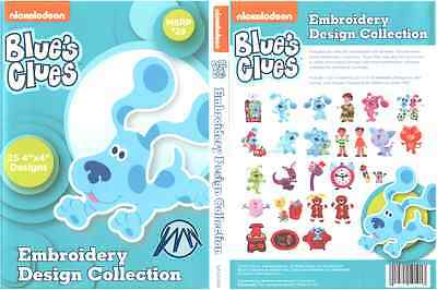 Brother SANICKBC Nickelodeon Blue's Clues PES Machine Embroidery Designs CD