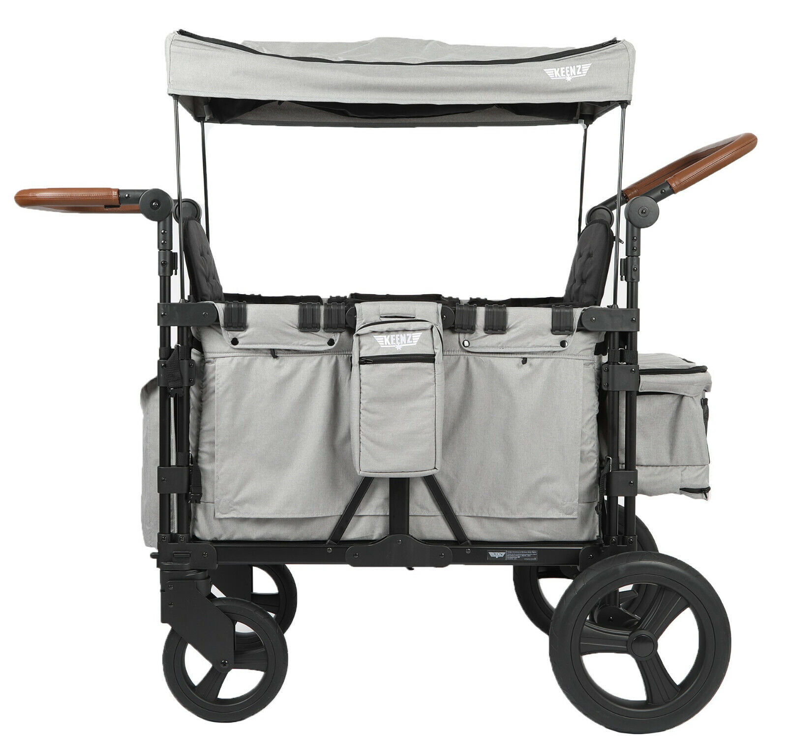Keenz XC Luxury Comfort All-Terrain 2 Passenger Stroller Wagon Smoke Grey NEW