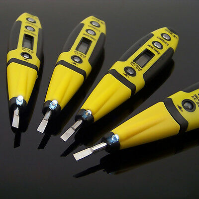 12-220v Ac Dc Digital Voltage Detector Tester Pen Electric Power Sensor Test