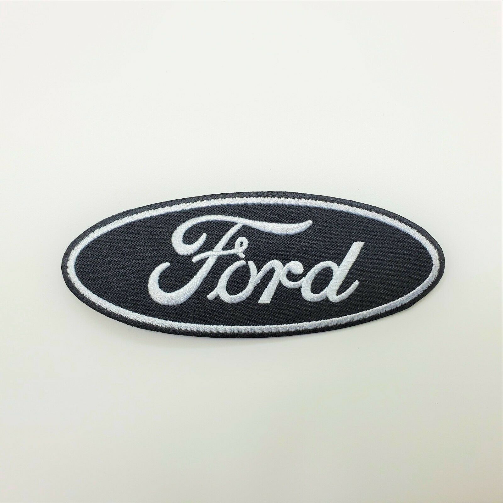 Ford Patch Black Oval Logo Iron-on Mustang, F150, F250, Raptor