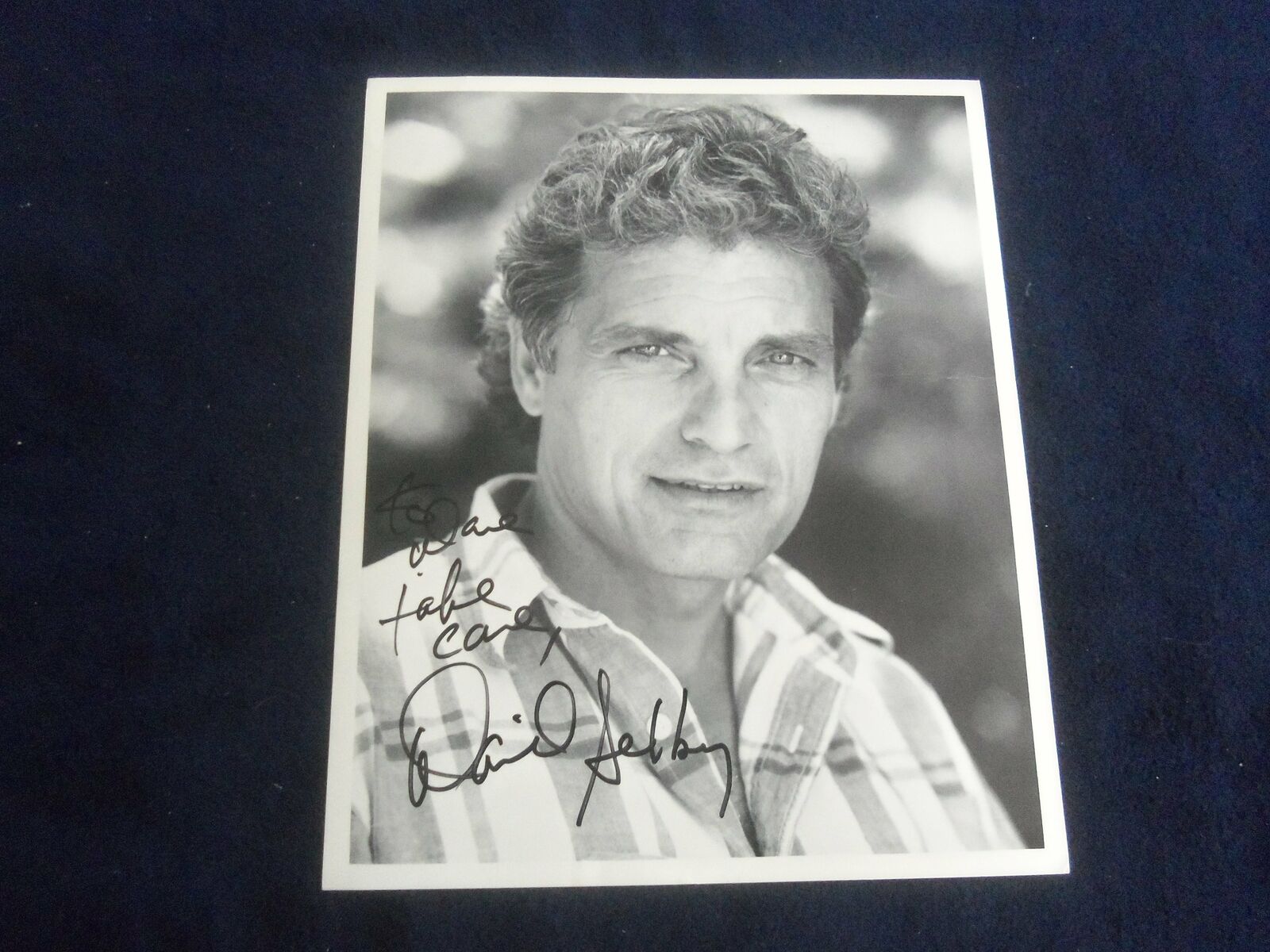 DAVID SELBY 8x10 AUTOGRAPHED PHOTOGRAPH