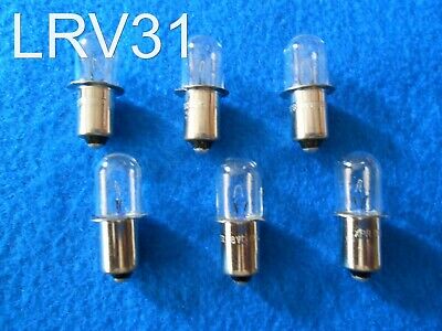 (6) Ryobi One+ 18v Volt Flashlight Replacement Xenon Bulb Xpr18 P700 P703 P704